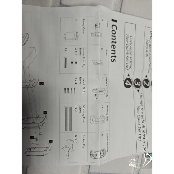 Zomoss Keypad Digital Deadbolt Keyless Entry Lock DZS01 Oil Rubbed Bronze - Picture 5 of 9